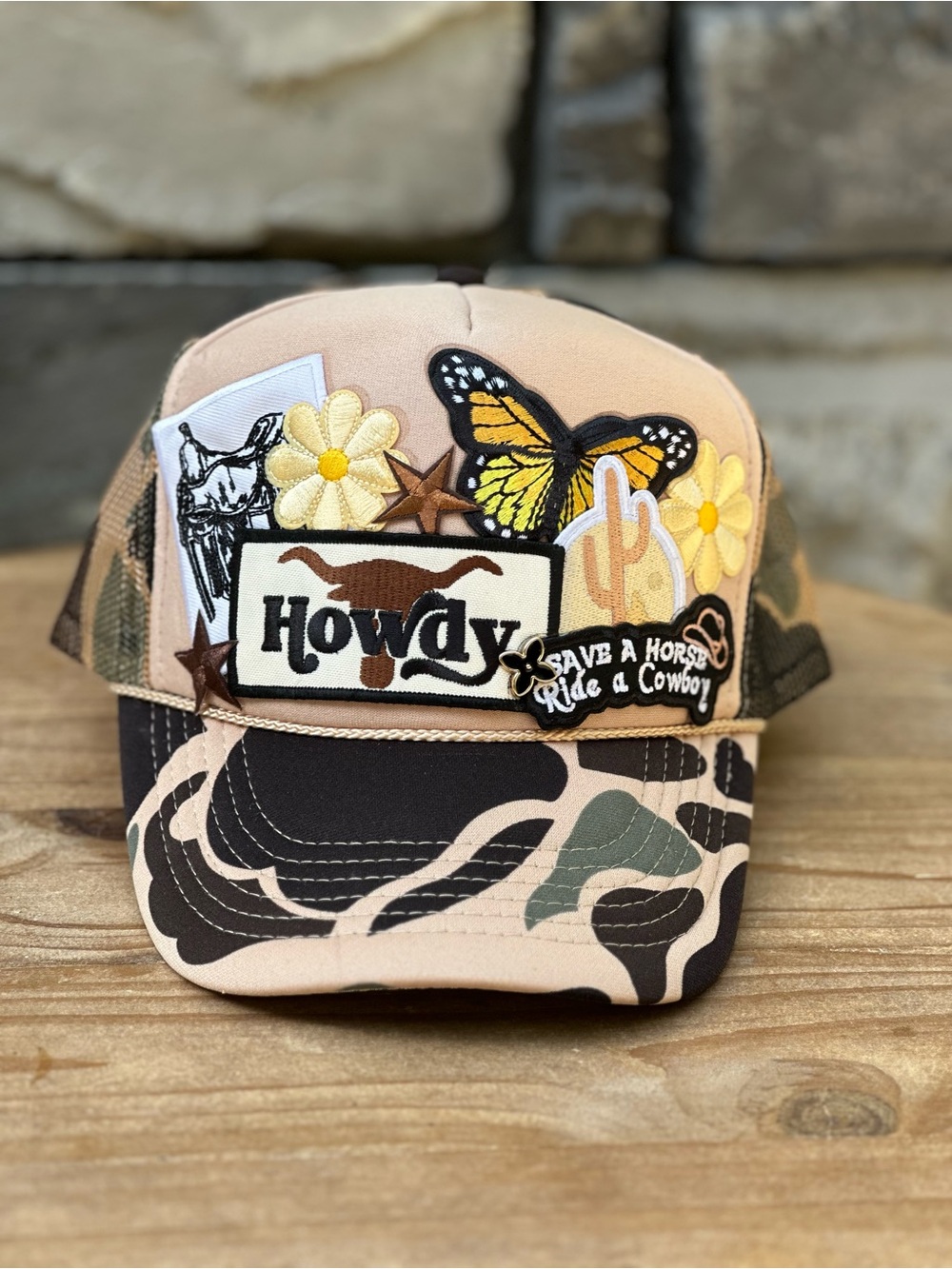 NEW Custom Trucker Hat camo